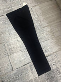 شلوار پارچه ای زنانه راسته مشکی قد ۱۰۰